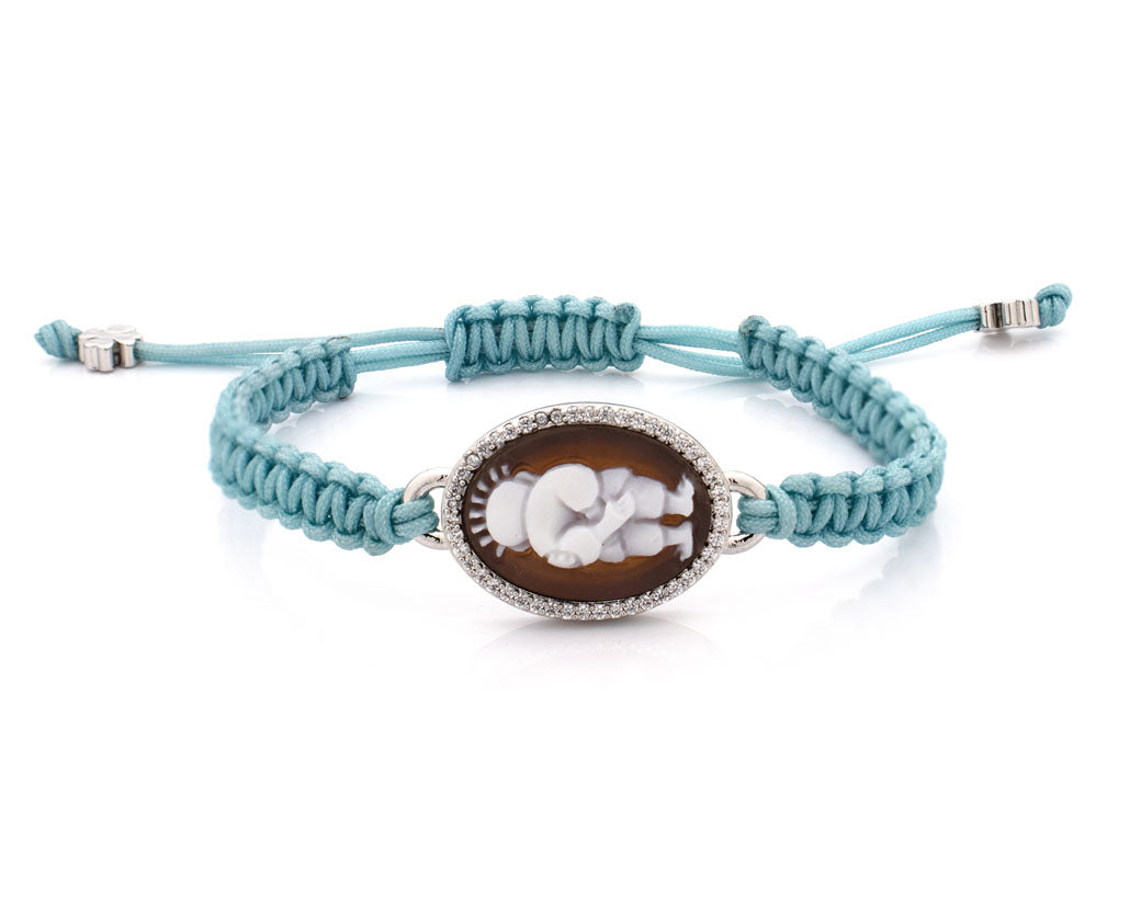 "HANDALA" — hand-carved cameo bracelet by AMEDEO