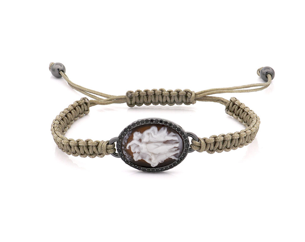 "THREE GRACES" — hand-carved cameo bracelet by AMEDEO