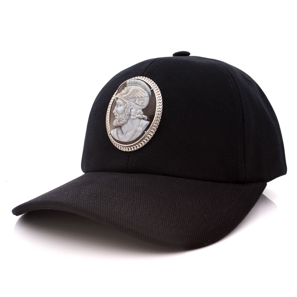 "MENELAUS" — hand-carved cameo cameo cap by AMEDEO