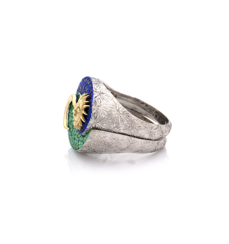 "CUDDLES" BLUE & GREEN