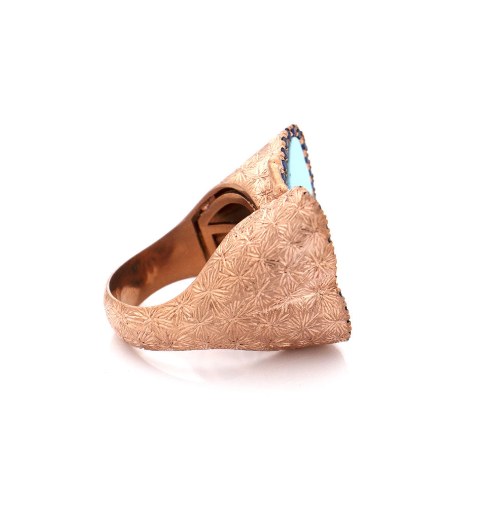 "WINGS OF EDEN" — hand-carved cameo ring by AMEDEO