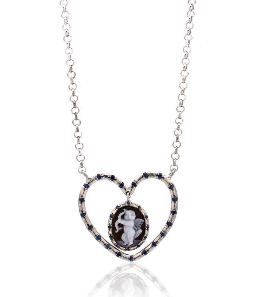 "ETERNAL LOVE" — hand-carved cameo necklace by AMEDEO