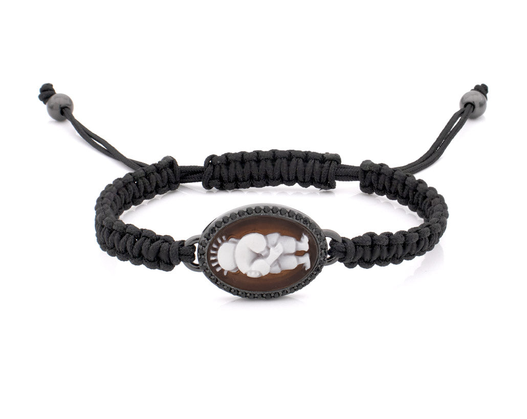 "HANDALA" — hand-carved cameo bracelet by AMEDEO