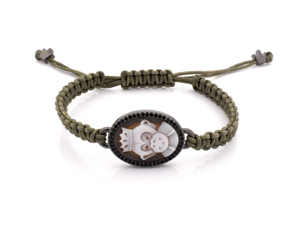 "MONKEY" — hand-carved cameo bracelet by AMEDEO