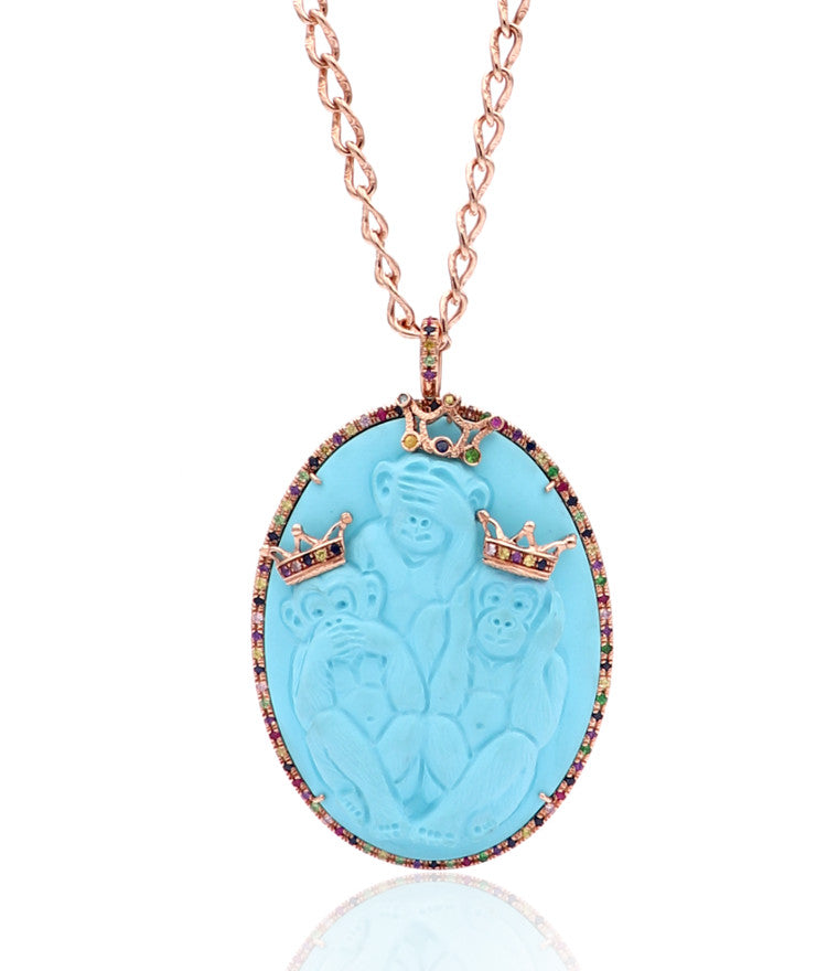 "SCIMMIE SAGGE" - TURCHESE