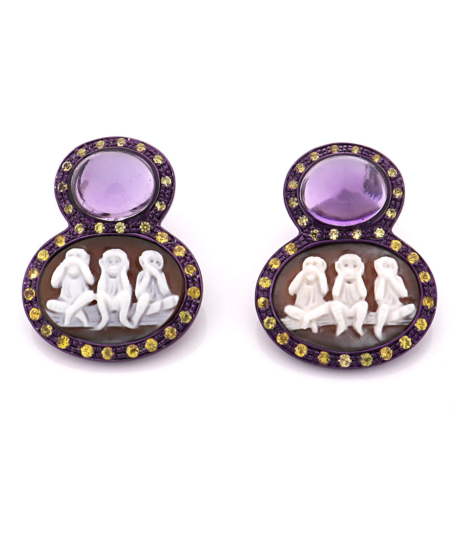 COUTURE "WISE MONKEYS" - PURPLE