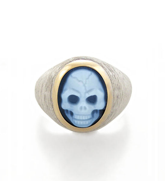 Mini "SKULL" Gold accent