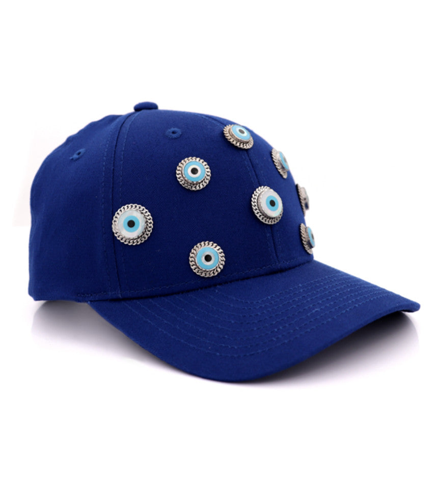 "EVIL EYES" — hand-carved cameo cameo cap by AMEDEO