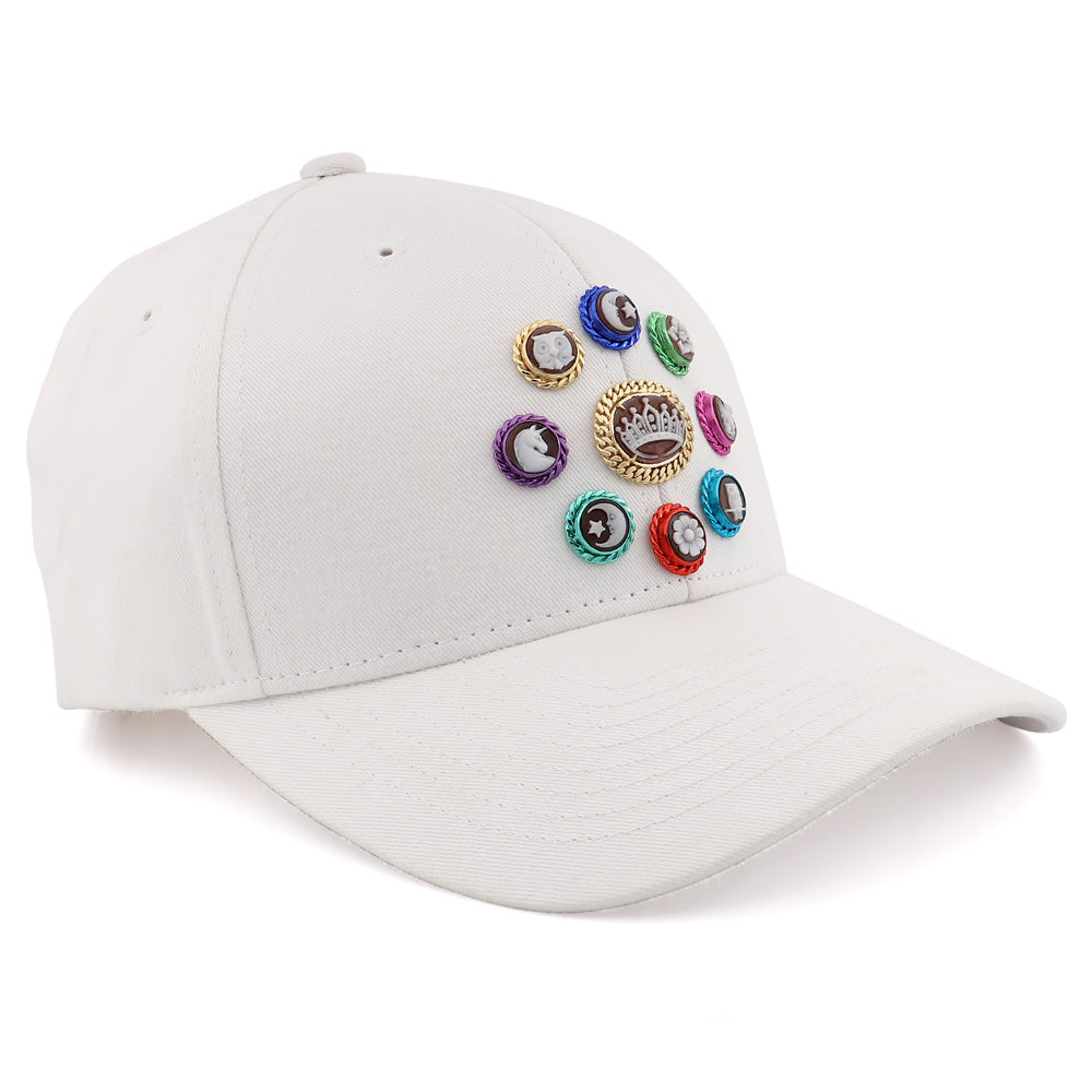 "MODERN TIARAS" - WHITE