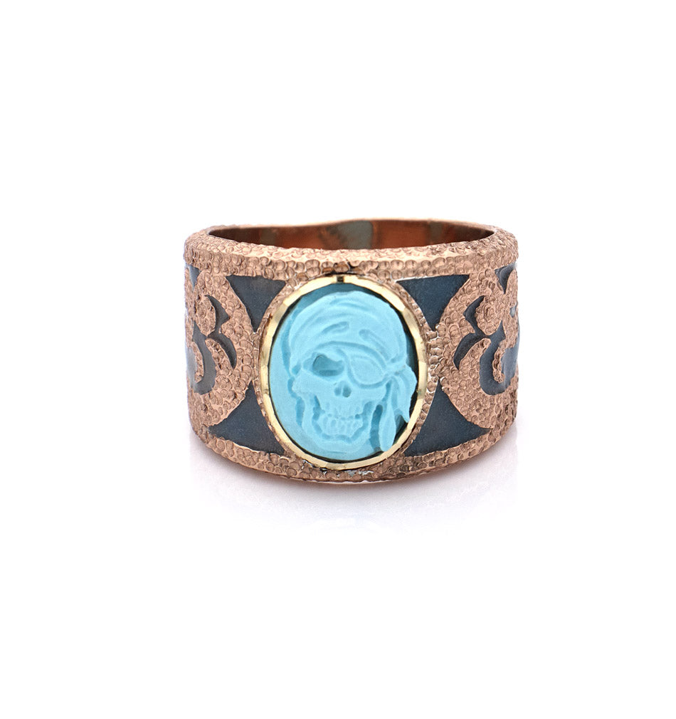 MINI "PIRATE" — hand-carved cameo ring by AMEDEO