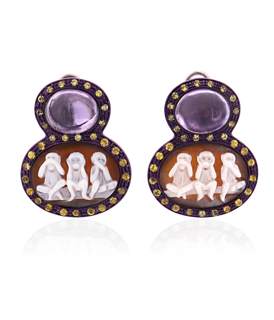 COUTURE "WISE MONKEYS" - PURPLE